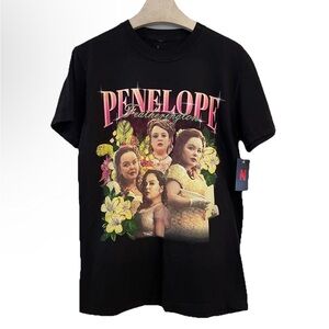 Penelope Fearherington T-Shirt Bridgerton Small New With Tags Netflix